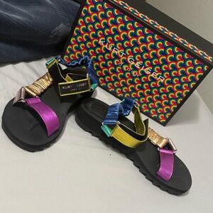 Kurt Geiger Kids Multicolor Strap Sandals